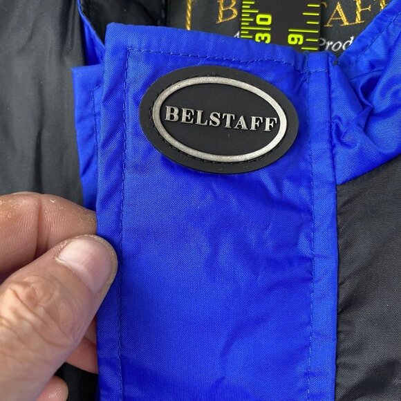 Belstaff Mens Racing Jacket Medium Full Zip Outdoors Mesh Reflective Lightweight - Picture 6 of 10